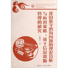 我国数字鸿沟问题的理论分析与应对策略：基于信息资源管理的研究