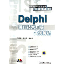 Delphi接口技术开发实例解析(附光盘)