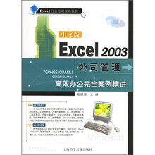 中文版Excel2003公司管理：高效办公完全案例精讲