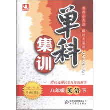 单科集训：8年级英语（下）（外研衔接版）