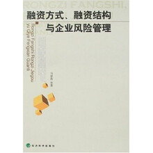 融资方式、融资结构与企业风险管理