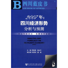 2007年：四川经济形势分析与预测（附光盘）