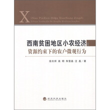 西南贫困地区小农经济：资源约束下的农户微观行为