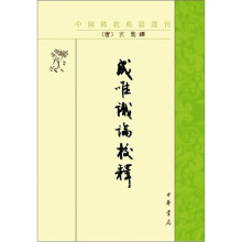 中国佛教典籍选刊：成唯识论校释
