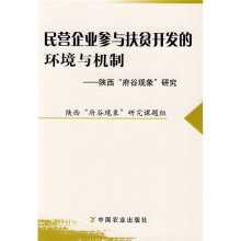 民营企业参与扶贫开发的环境与机制:陕西府谷现象研究