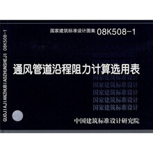 08K508-1通风管道沿程阻力计算选用表