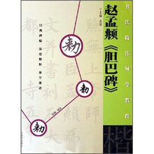 书法技法导学教程：赵孟頫《胆巴碑》（楷）