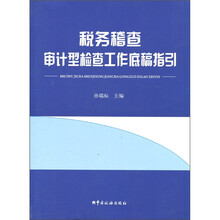 税务稽查审计型工作底稿指引(附光盘1张)