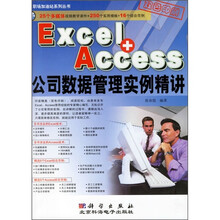 Excel+Access公司数据管理实例精讲（双色印刷）（附CD光盘1张）
