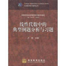 大学数学学习辅导丛书·高等学校经济管理学科数学基础:线性代数中的典型例题分析与习题