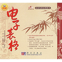 电子表格（附光盘）
