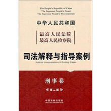 最高院 最高检司法解释与指导案例（刑事卷）