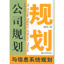 公司规划与信息系统规划