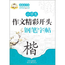 小学生作文精彩开头钢笔字帖（楷）