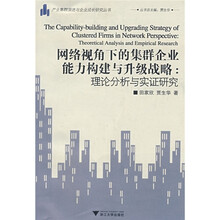网络视角下的集群企业能力构建与升级战略：理论分析与实证研究