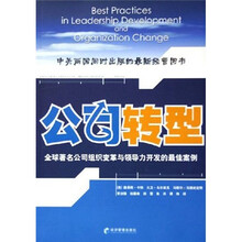 公司转型：全球著名公司组织变革与领导力开发的最佳案例