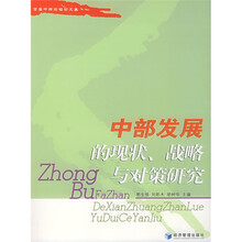 中部发展的现状、战略与对策研究