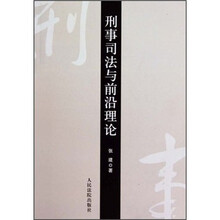 刑事司法与前沿理论
