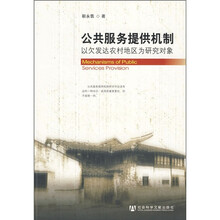 公共服务提供机制：以欠发达农村地区为研究对象