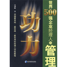 世界500强企业经理人的管理功力