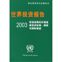 2003世界投资报告·促进发展的外国直接投资政策：国家与国际展望