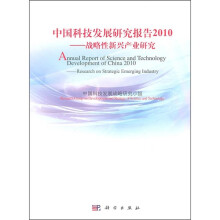 中国科技发展研究报告2010：战略性新兴产业研究