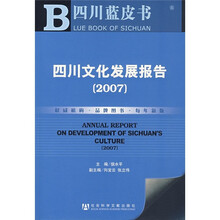 2007四川文化发展报告(附光盘)
