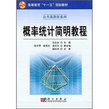 高等教育“十一五”规划教材·公共课教材系列:概率统计简明教程