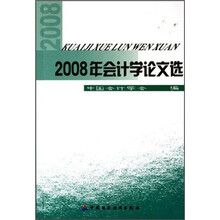 2008年会计学论文选