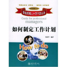 职业经理人十万个怎么办：如何制定工作计划