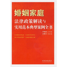法律政策解读与实用范本典型案例全书：婚姻家庭法律政策解读与实用范本典型案例全书6