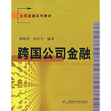 公司金融系列教材：跨国公司金融