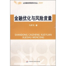 金融优化与风险度量（2009）
