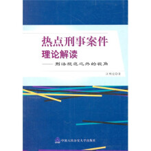 热点刑事案件理论解读：刑法规范之外的视角