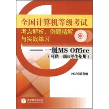 全国计算机等级考试考点解析例题精解与实战练习：一级MS Office（可供一级B考生使用）（附VCD光盘1张）