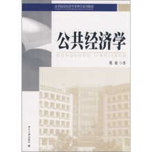 高等院校经济学管理学系列教材—公共经济学