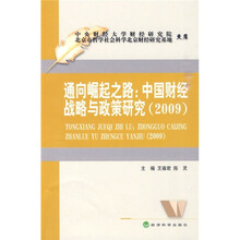 通向崛起之路：中国财经战略与政策研究（2009）
