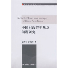 中国财政若干热点问题研究