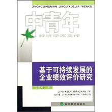 基于可持续发展的企业绩效评价研究