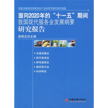面向2020年的“十一五”期间我国现代服务业发展纲要研究报告