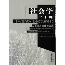 高校经典教材译丛·社会学·社会学二十讲：二战以来的理论发展