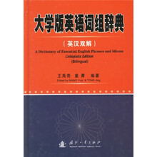 大学版英语词组辞典(英汉双解)
