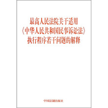 最高人民法院关于适用《中华人民共和国民事诉讼法》执行程序若干问题的解释