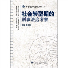 社会转型期的刑事法治考察