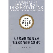 基于复杂性理论的企业集群成长与创新系统研究