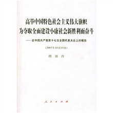 高举中国特色社会主义伟大旗帜为夺取全面建设小康社会新胜利而奋斗