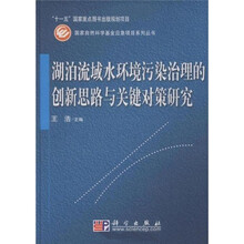 湖泊流域水环境污染治理的创新思路与关键对策研究