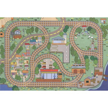 托马斯和朋友小车迷玩不够·益智磁贴挂图1：小火车，快跑！（附DIY小火车故事书）