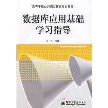 高等学校公共课计算机规划教材:数据库应用基础学习指导