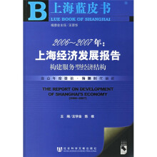 2006-2007年:上海经济发展报告构建服务型经济结构(附光盘)